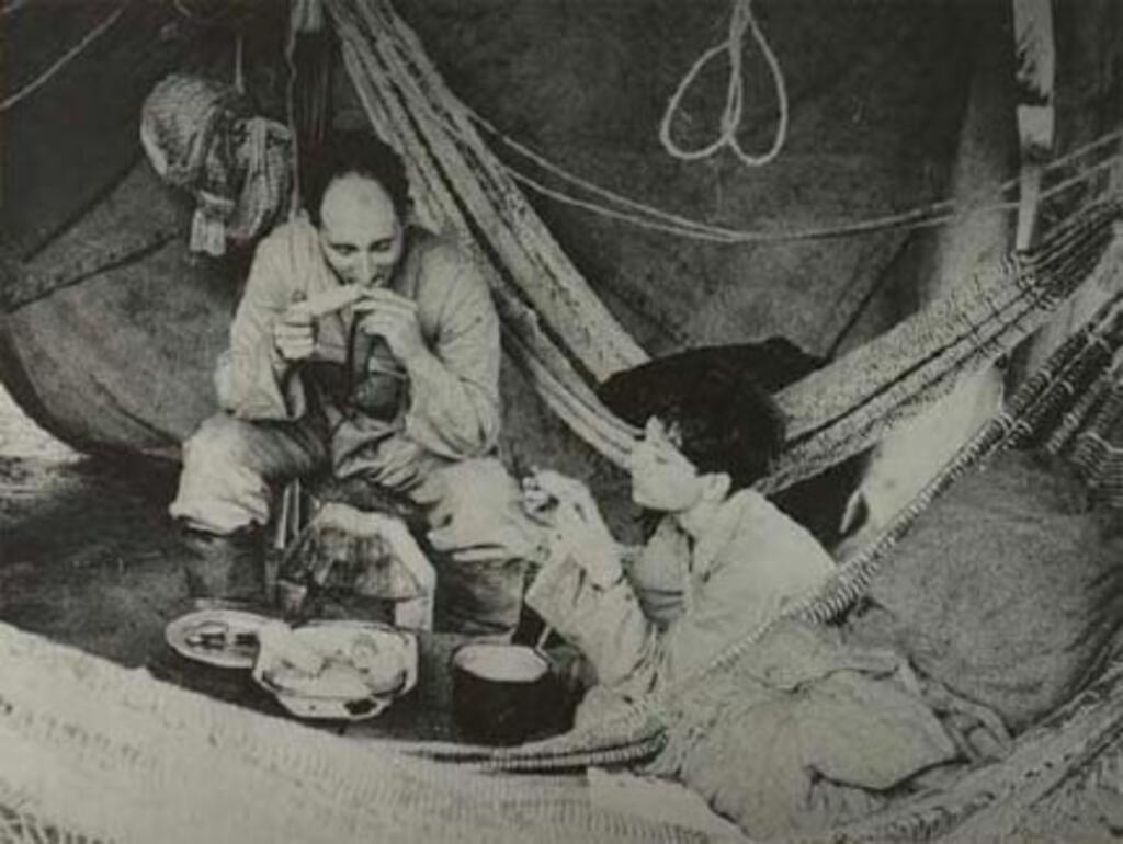 Momentos durante expedição de Lévi-Strauss.