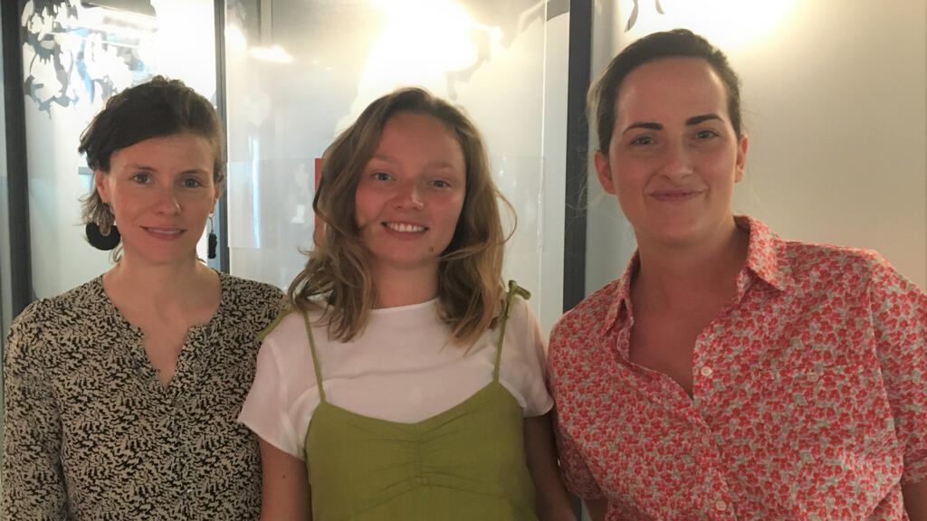 Marine Mandrila, co-fondatrice du Refugee Food, Nika Lozovska cheffe ukrainienne invitée pendant le festival de Pauline Séné, Cheffe de Fripon.