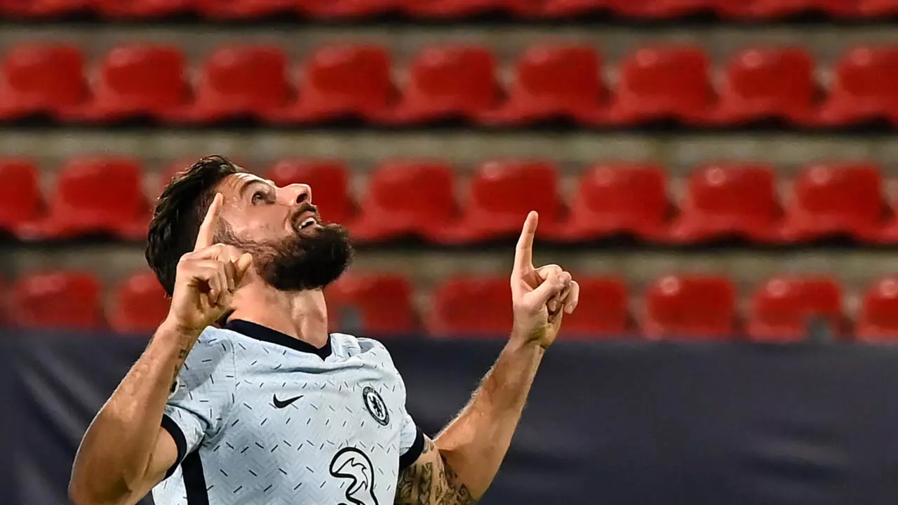 Champions League Giroud Strikes Late Winner For Chelsea At Rennes As Sevilla Beat Krasnodar