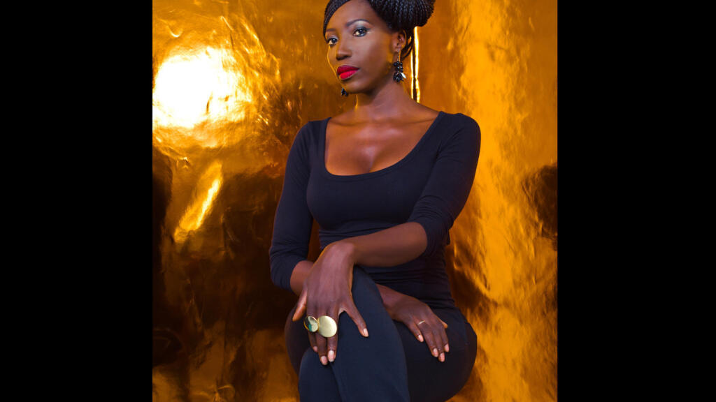 Adama Paris, styliste sénégalaise et organisatrice de la 2e édition de la Black Fashion Week de Paris (du 4 au 6 octobre 2013).