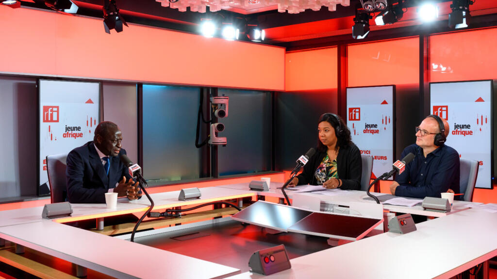 Ousmane Diagana, Aurélie M'Bida et Bruno Faure.