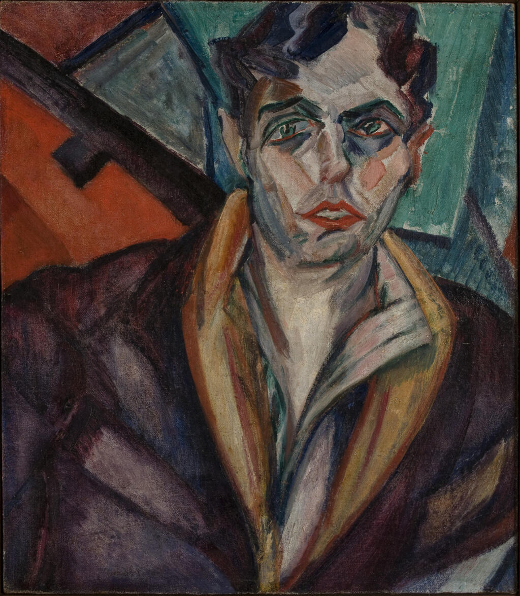 Anita Malfatti, 1925, Retrato de Oswald, 1925. Oil on canvas, c. 47.5 x 41.5 cm. Collection of Hecilda and Sérgio Fadel.