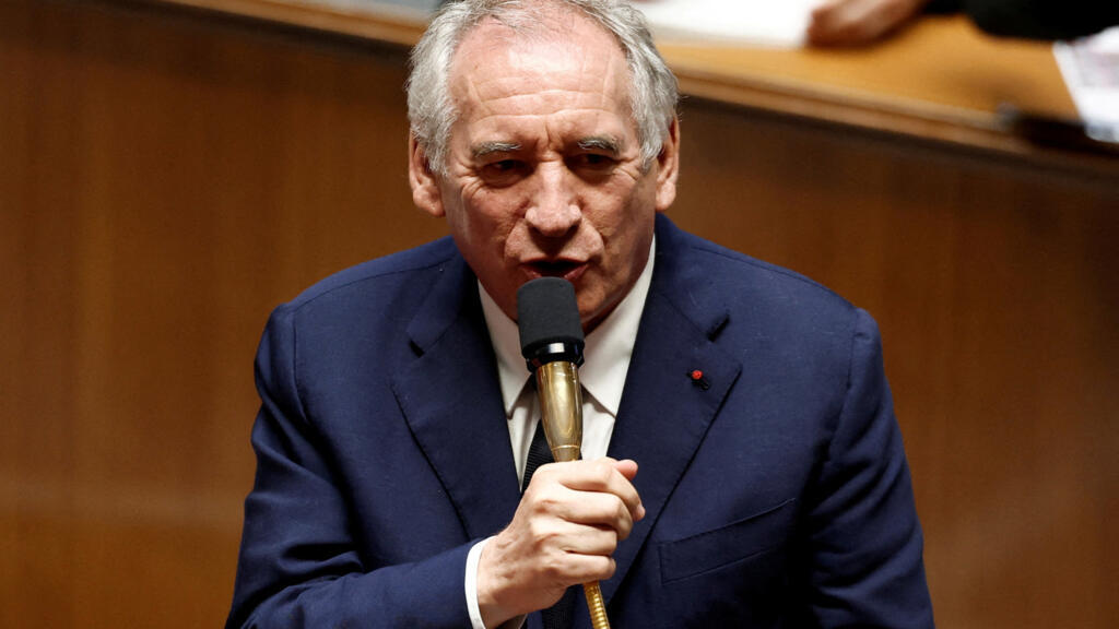Le Premier ministre français, François Bayrou, s'adresse aux députés français à l'issue du vote de confiance lundi 8 septembre 2025.
