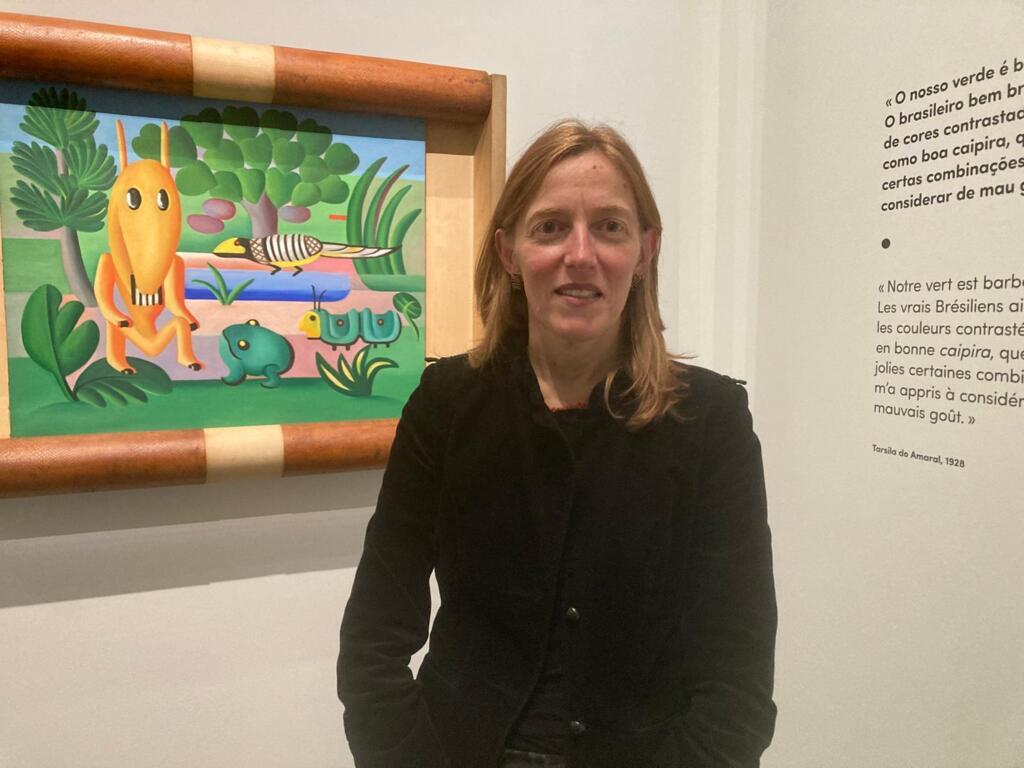 Cecilia Braschi, curadora da retrospectiva de Tarsila do Amaral em Paris.