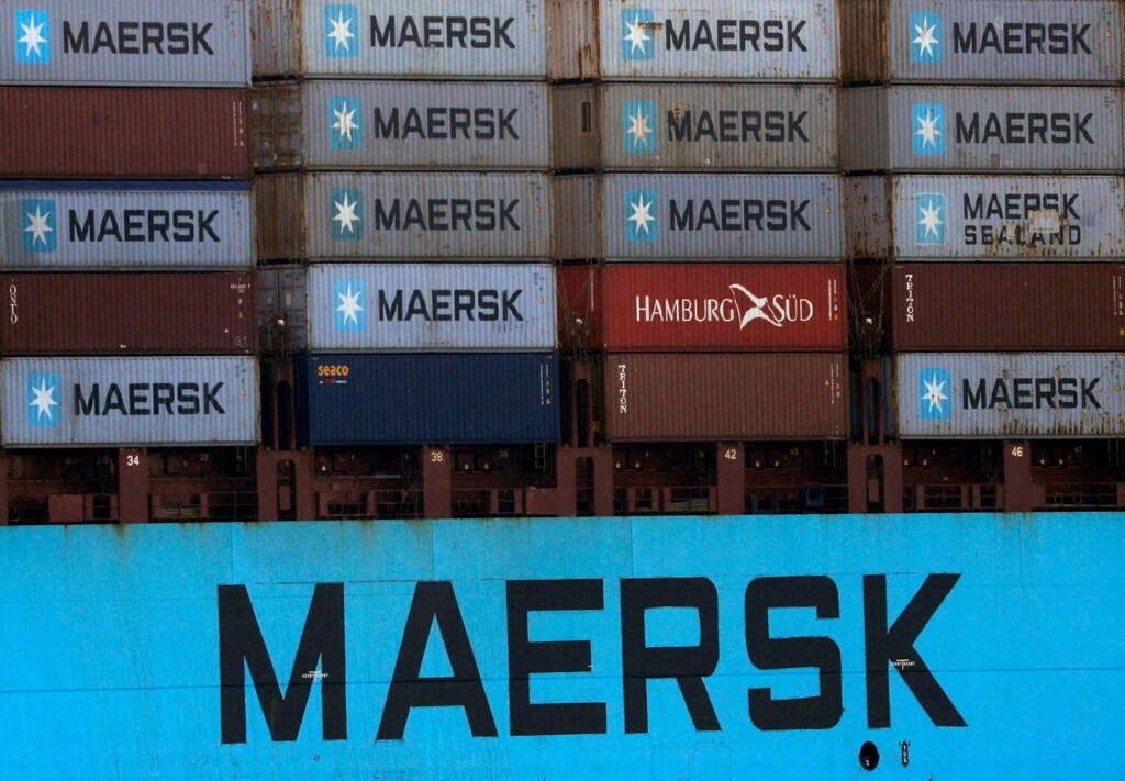 Un cargo de la compagnie danoise Maersk