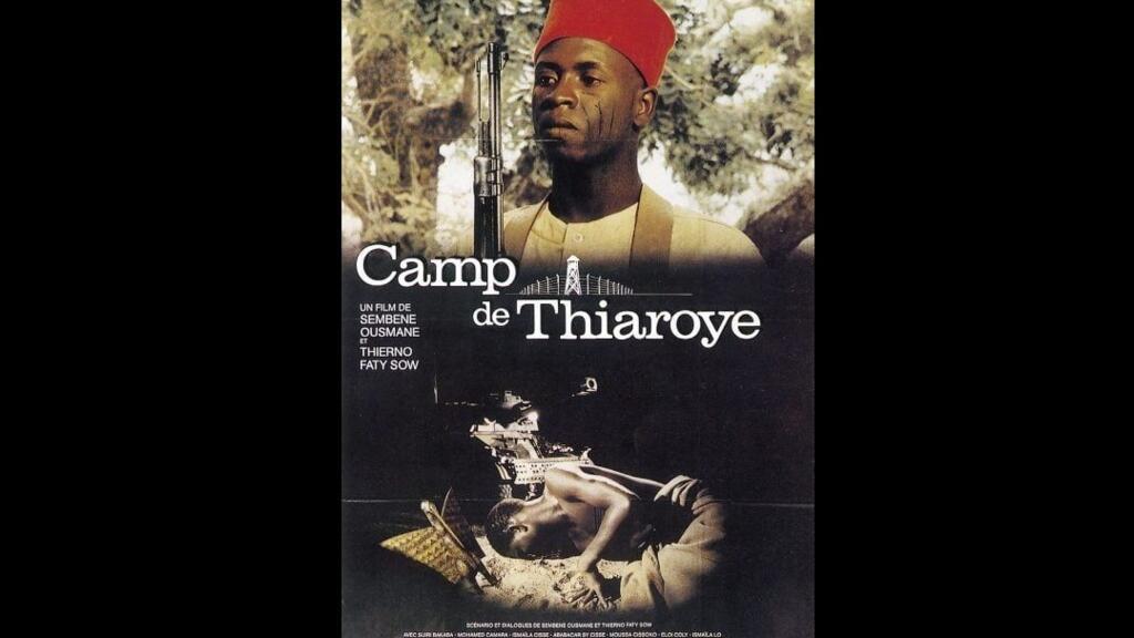 L'affiche du film «Camp de Thiaroye» de Sembène Ousmane et Thierno Faty Sow, sorti en 1988.