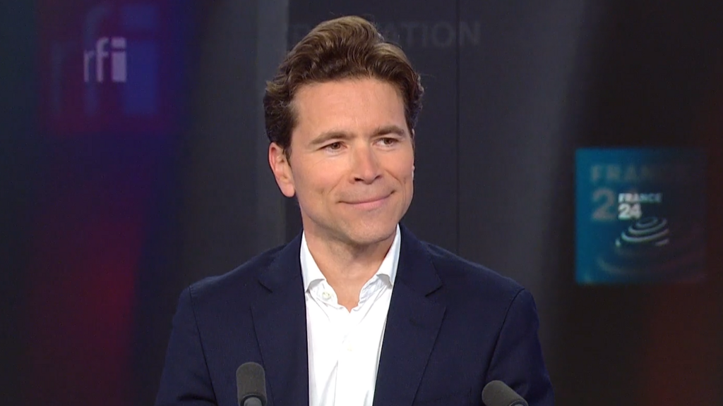 Geoffroy Didier, député européen et secrétaire général délégué des Républicains, invité politique de RFI et France 24 de ce mardi 21 mai 2024.