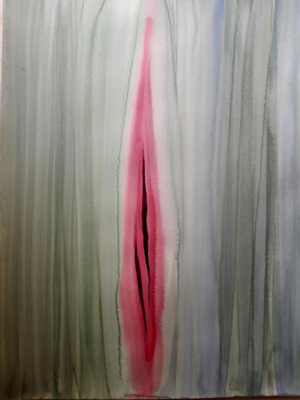Usva 3, 2016
Aquarela sobre papel sem ácido.
29 1/2 × 22 pol. | 75 × 56 cm