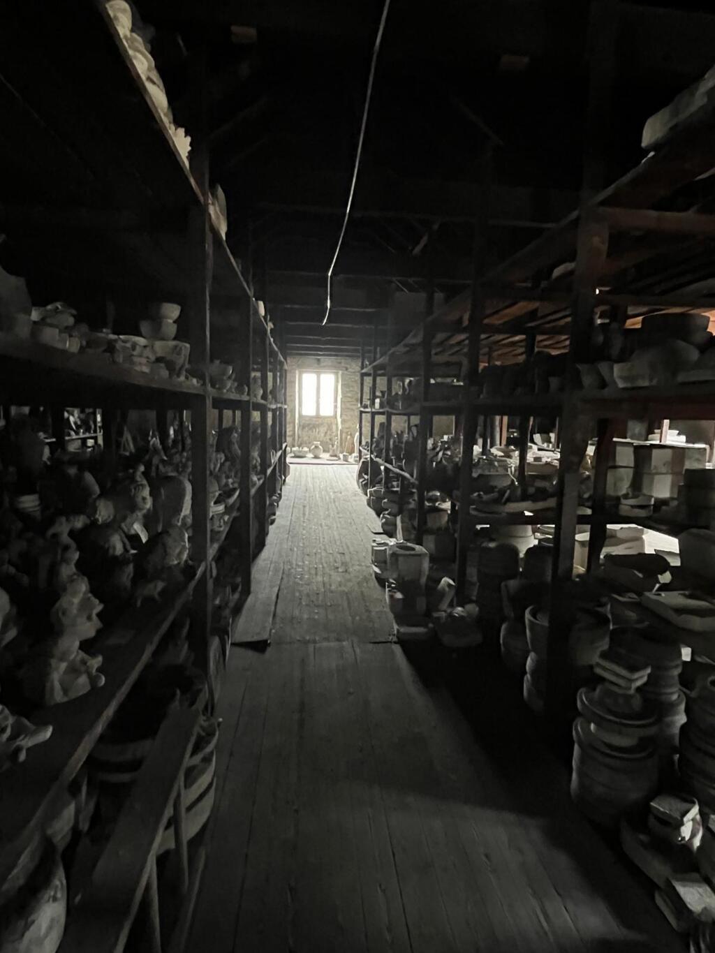 Faïencerie Henriot-zone de stockage des formes