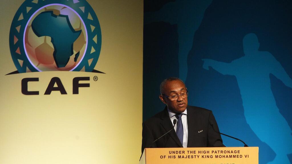 Ahmad Ahmad, ancien président de la CAF, la Confédération Africaine de Football, au Maroc (2017).