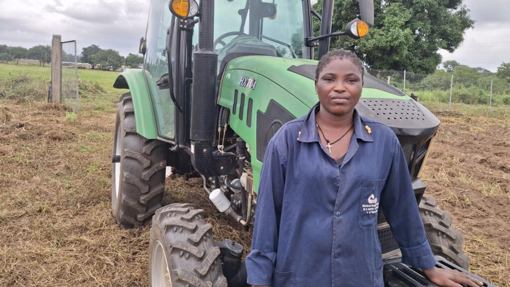 Une des jeunes en formation au lycée professionnel agricole de Botro, en Côte d'Ivoire.