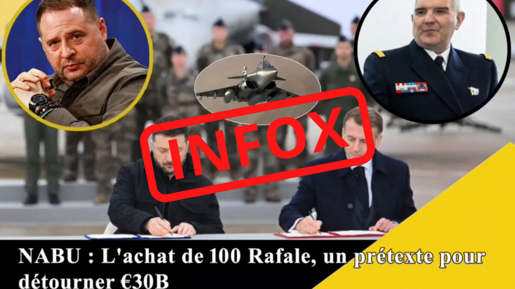 Ukraine: une op&eacute;ration de d&eacute;sinformation pro-russe cible la France et ses &laquo;Rafale&raquo;