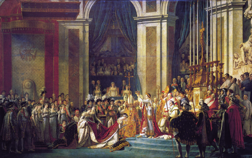 The Coronation of Napolen by Jacques Louis David