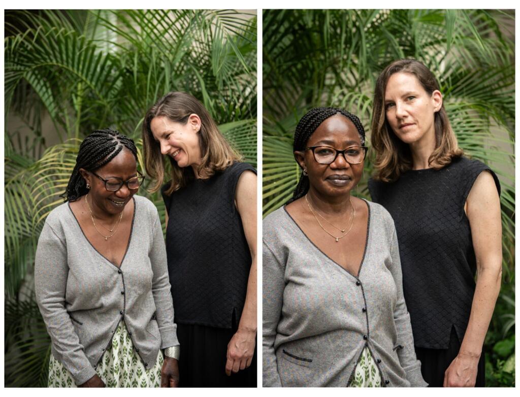 Germaine Tiem et Marine Lamoureux à Lomé (Togo)