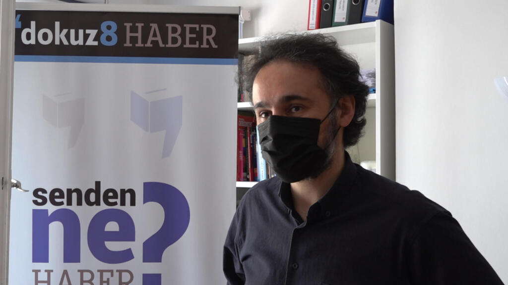 Gokhan Bicici, editor-in-chief of news portal Dokuz8haber.