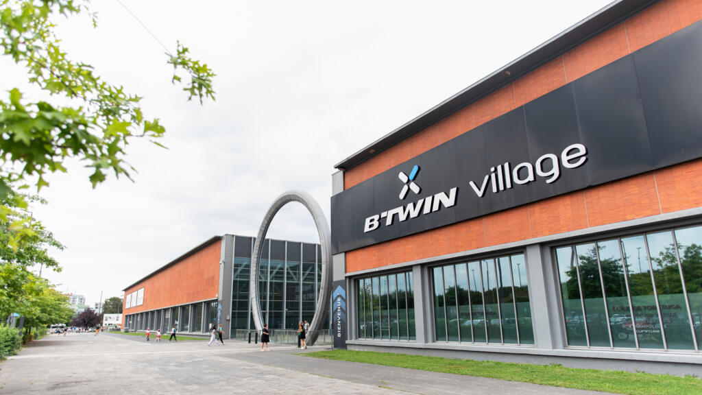 Le BTWIN Village, centre d'innovation dédié au cyclisme du groupe Decathlon en banlieue de Lille (France)