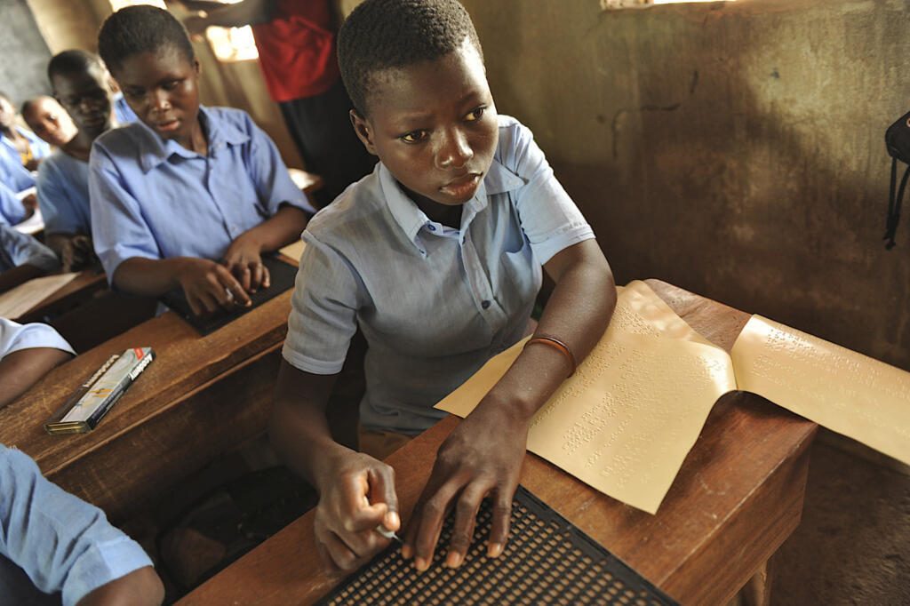Classe primaire au Togo