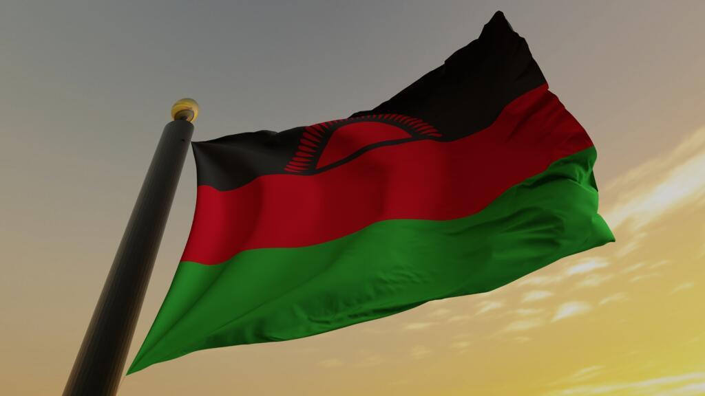 Le drapeau du Malawi.