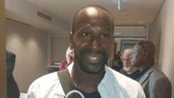 Le journaliste français Olivier Dubois après sa libération, le 20 mars 2023 à Niamey.