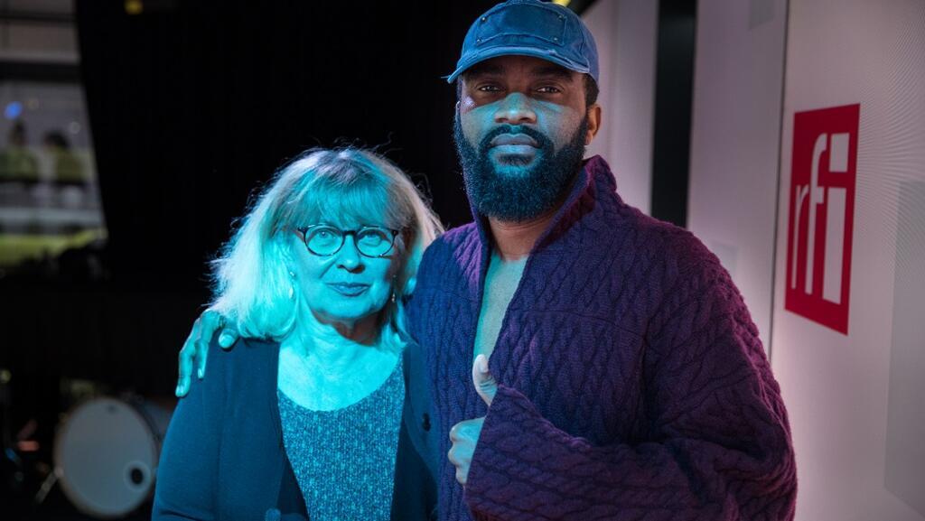 Fally Ipupa et Chantal Lorho, à VMDN RFI en février 2020.