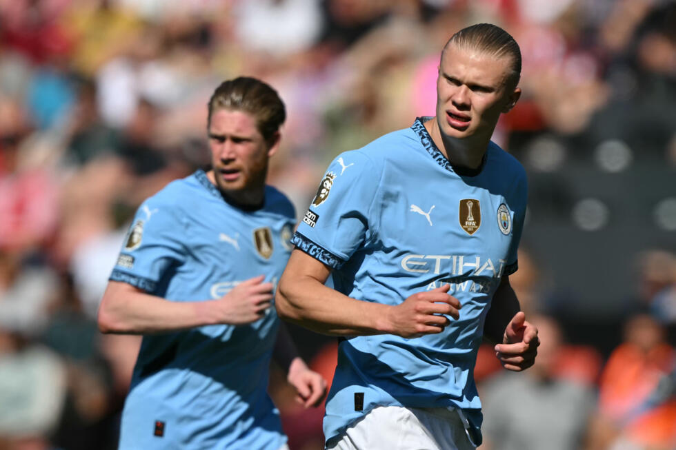Erling Haaland is hoping to win one more trophy at Man City with Kevin De Bruyne
