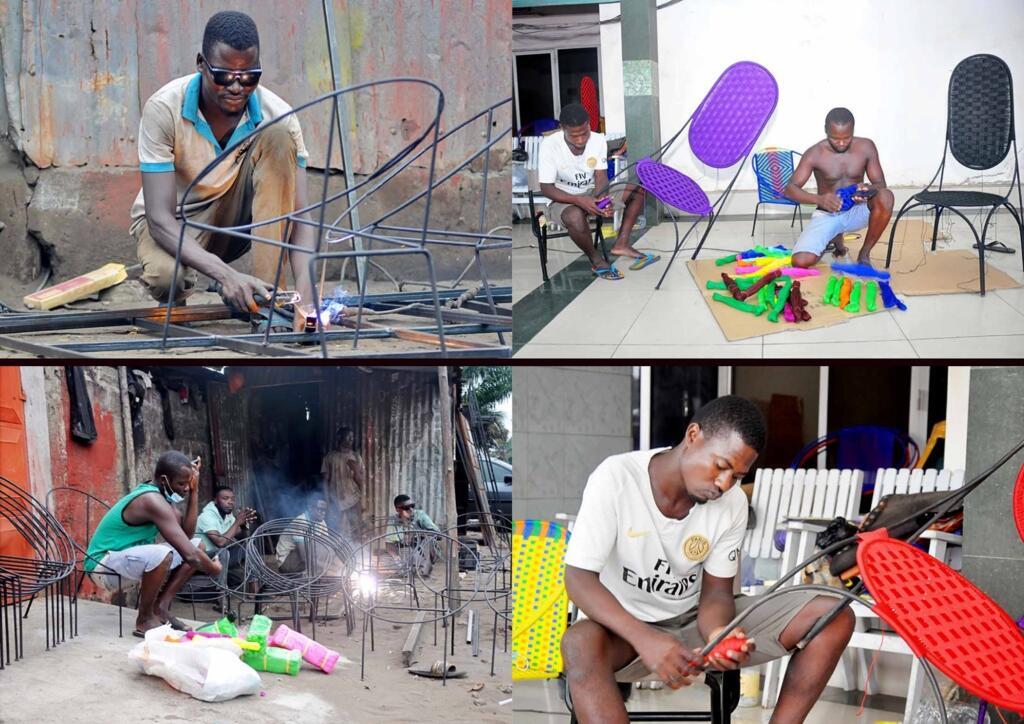 Atelier à Lomé