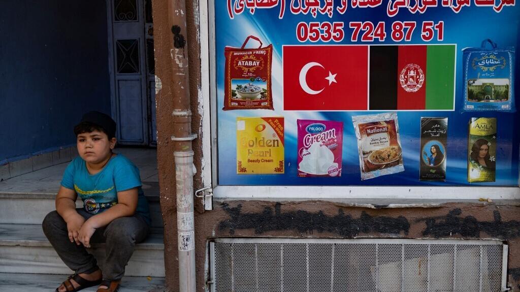 An Afghan community in Istanbul's Zeytinburnu district.