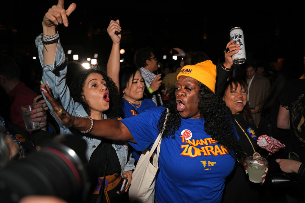 As their incoming mayor walked onstage flashing the megawatt smile that lit up the city throughout his nonstop campaign, Zohran Mamdani supporters greeted him with a deafening ovation