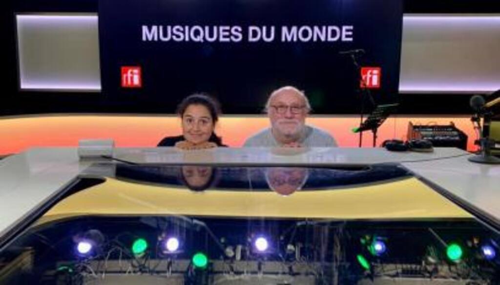 Naïssam Jalal et Andy Emler à RFI.