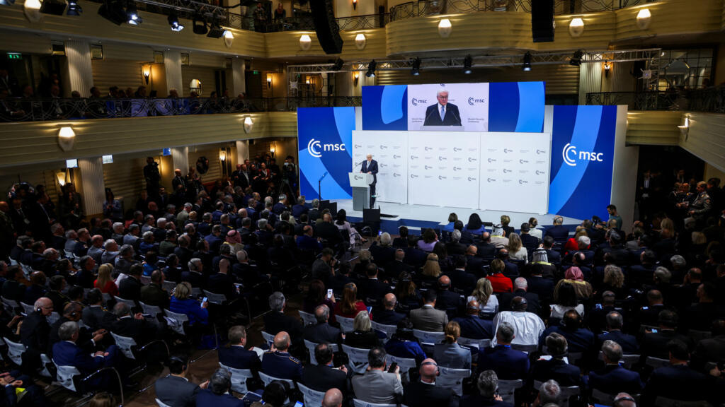 Președintele Germaniei, Frank-Walter Steinmeier, vorbește la Conferința pentru securitate de la München, 14 februarie 2025