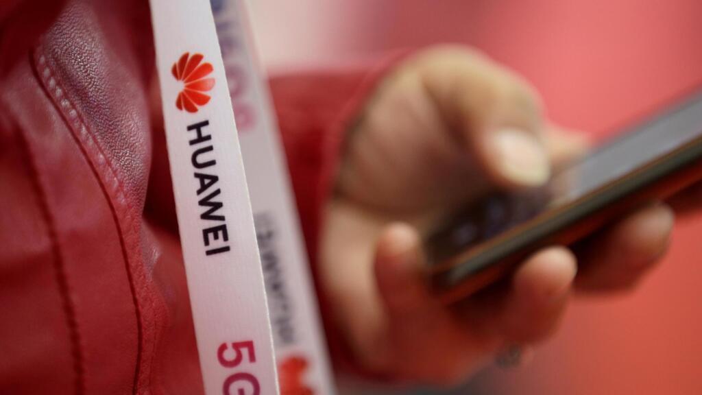 Lors de l'Exposition mondiale de la 5G à Pékin, Chine, le 22 novembre 2019.