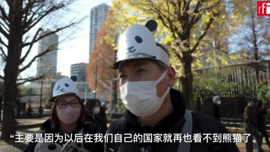 【视频】大熊猫即将返中 上野动物园大排长龙 民众不舍别离 - 法国国际广播电台 1 上野动物园排队看大熊猫的游客