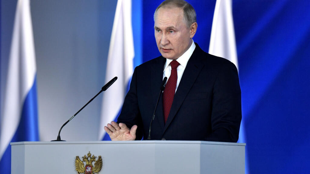 Le président russe Vladimir Poutine, lors de son discours annuel sur l'état de la nation, le mercredi 15 janvier 2020, devant les parlementaires, a annoncé une réforme de la Constitution et un référendum.