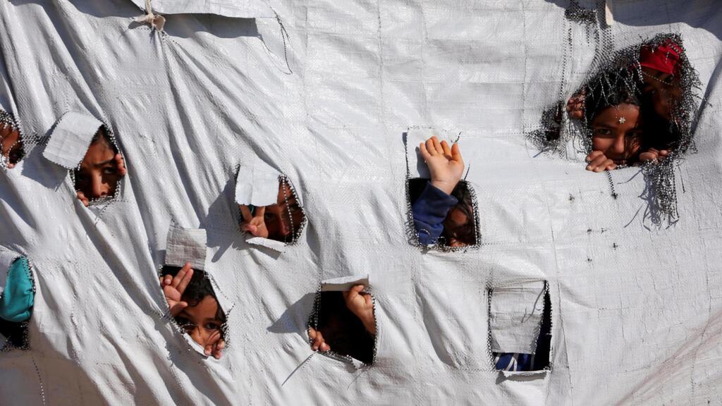 Enfants français toujours bloqués dans des camps de déplacés du nord-est de la Syrie.