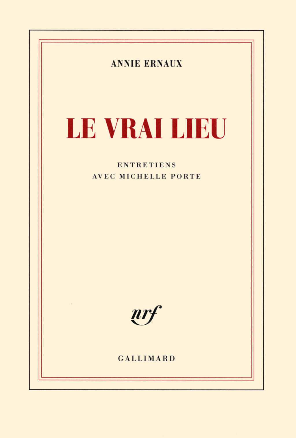 Le vrai lieu