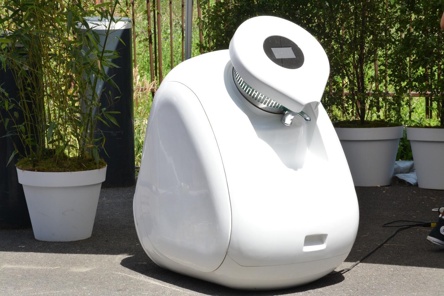 Le design de la machine est inspiré des jarres antiques.