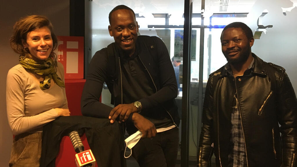 Marine Mandrila, Harouna Sow et Fabrice Junior Noumbissie Tiomi.