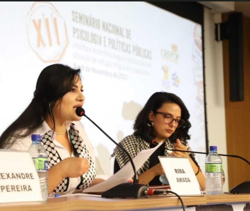 Rima Awada Zahra no Seminário Nacional de Psicologia e Políticas Públicas.