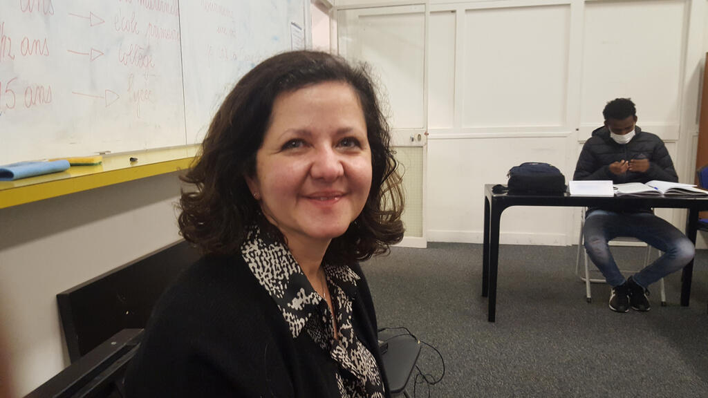 Laurence Korenian, bénévole, professeure de français.