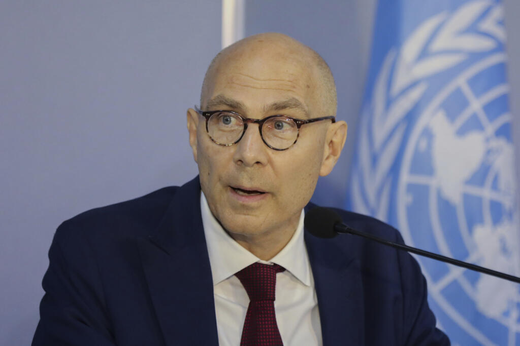 Mkuu wa Tume ya Haki za Binadamu katika Umoja wa Mataifa Volker Turk, Alhamisi, Juni 26, 2025. (AP Photo)