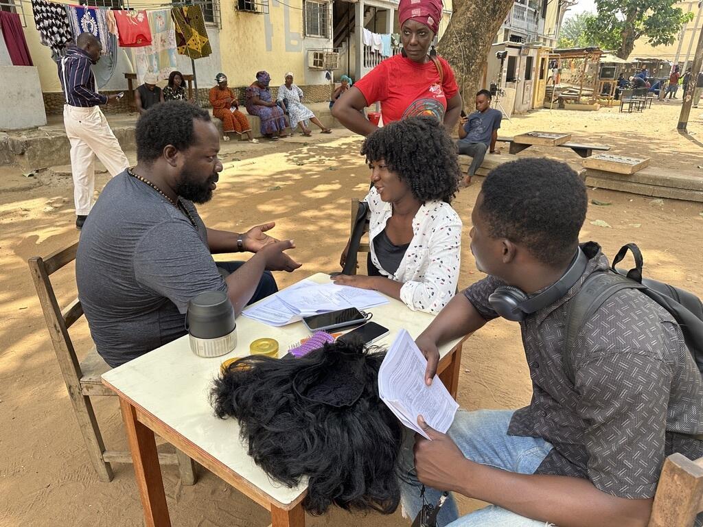 La production Plan A à Adjamé, une commune d'Abidjan.