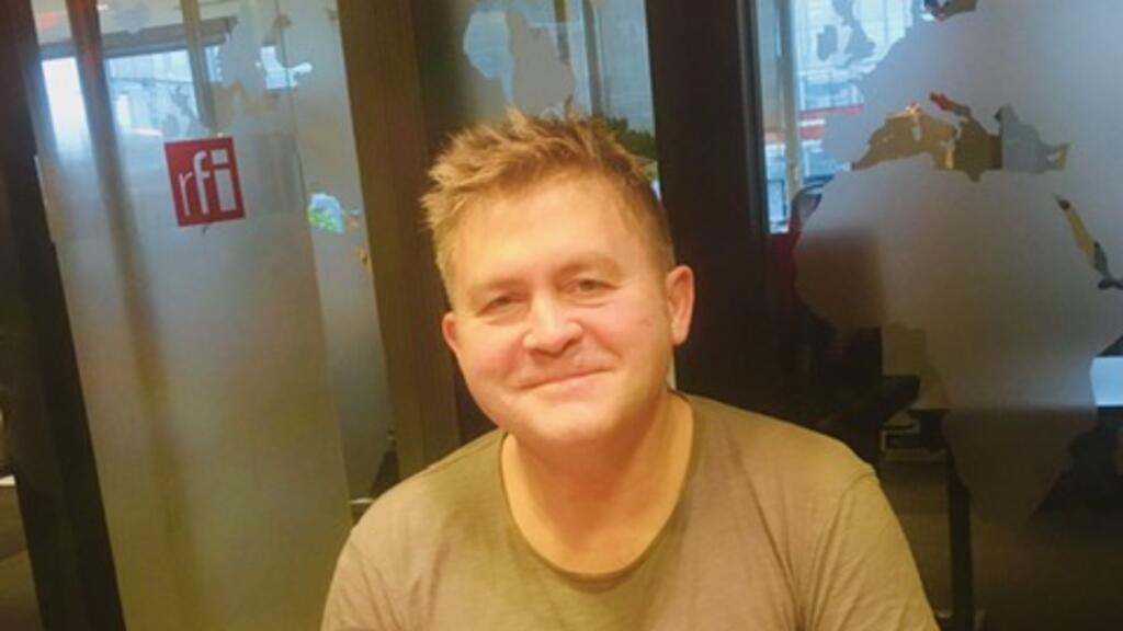 L'écrivain français Stéphane Audeguy en studio à RFI (janvier 2020).