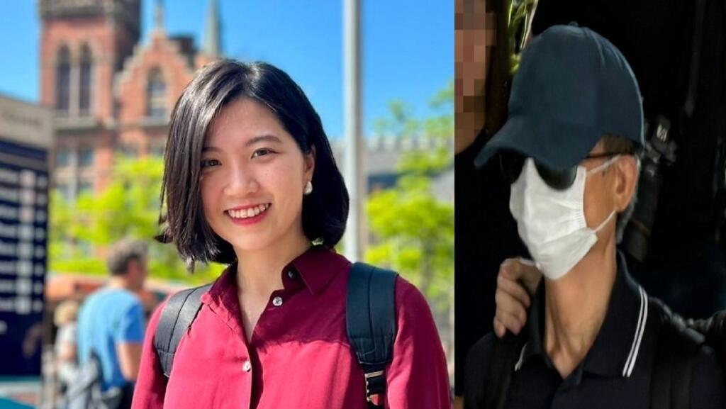 郭贤生(图右)因女儿郭凤仪的海外人权工作而被连坐，裁定触犯国安法例。