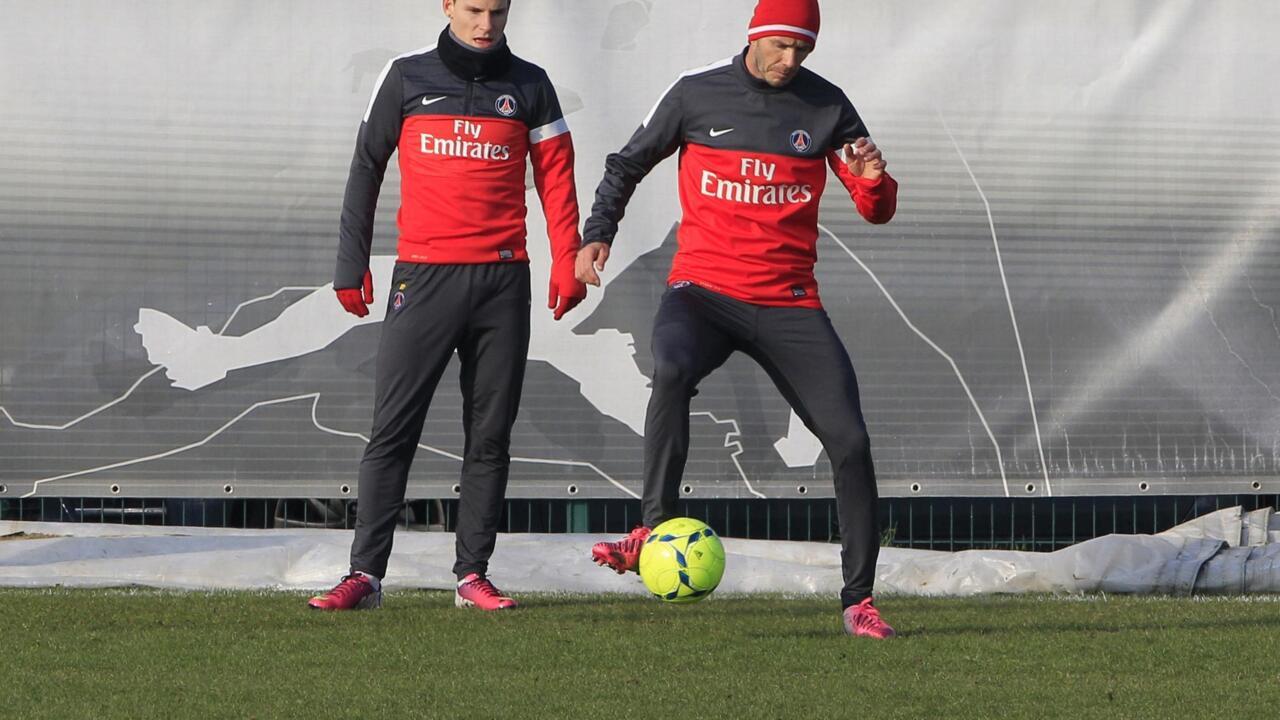 David Beckham já treinou com o PSG - Desporto