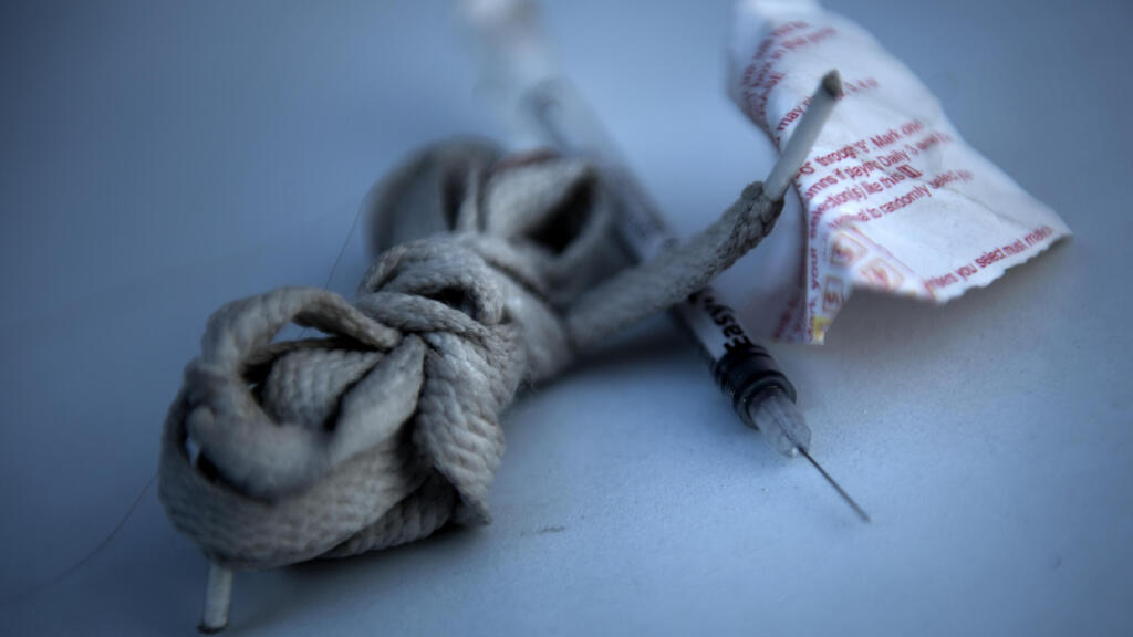 Matériel d'injection saisi en Virginie aux Etats-Unis (photo d'illustration). Le Fentanyl est fréquemment associé à l'héroïne.