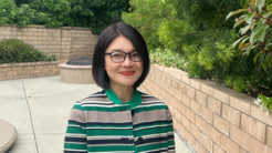 2022年11月27日北京亮马河白纸抗议运动参与者施女士。