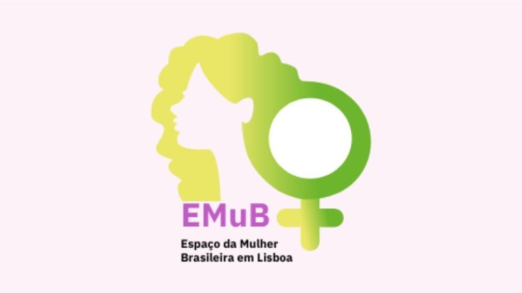 Logomarca do recém-inaugurado Espaço da Mulher Brasileira (EMuB) em Lisboa.