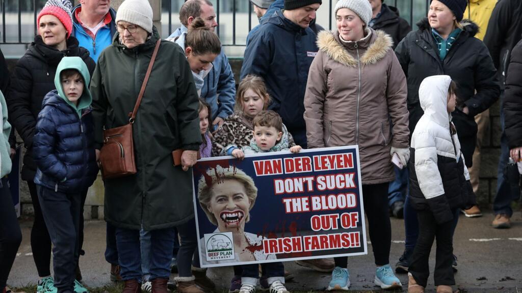 Irlande: les agriculteurs du pays manifestent en masse contre le Mercosur