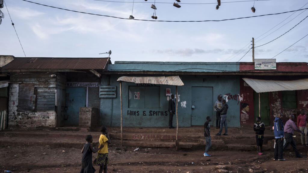 Vue sur le bidonville de Kawangware, dans la ville de Nairobi au Kenya. (Image d'illustration)