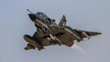 Un Mirage 2000 de l'armée de l'air française. «Certains» de ceux-ci pourraient potentiellement correspondre aux besoins des Ukrainiens, dit Élie Tennenbaum.